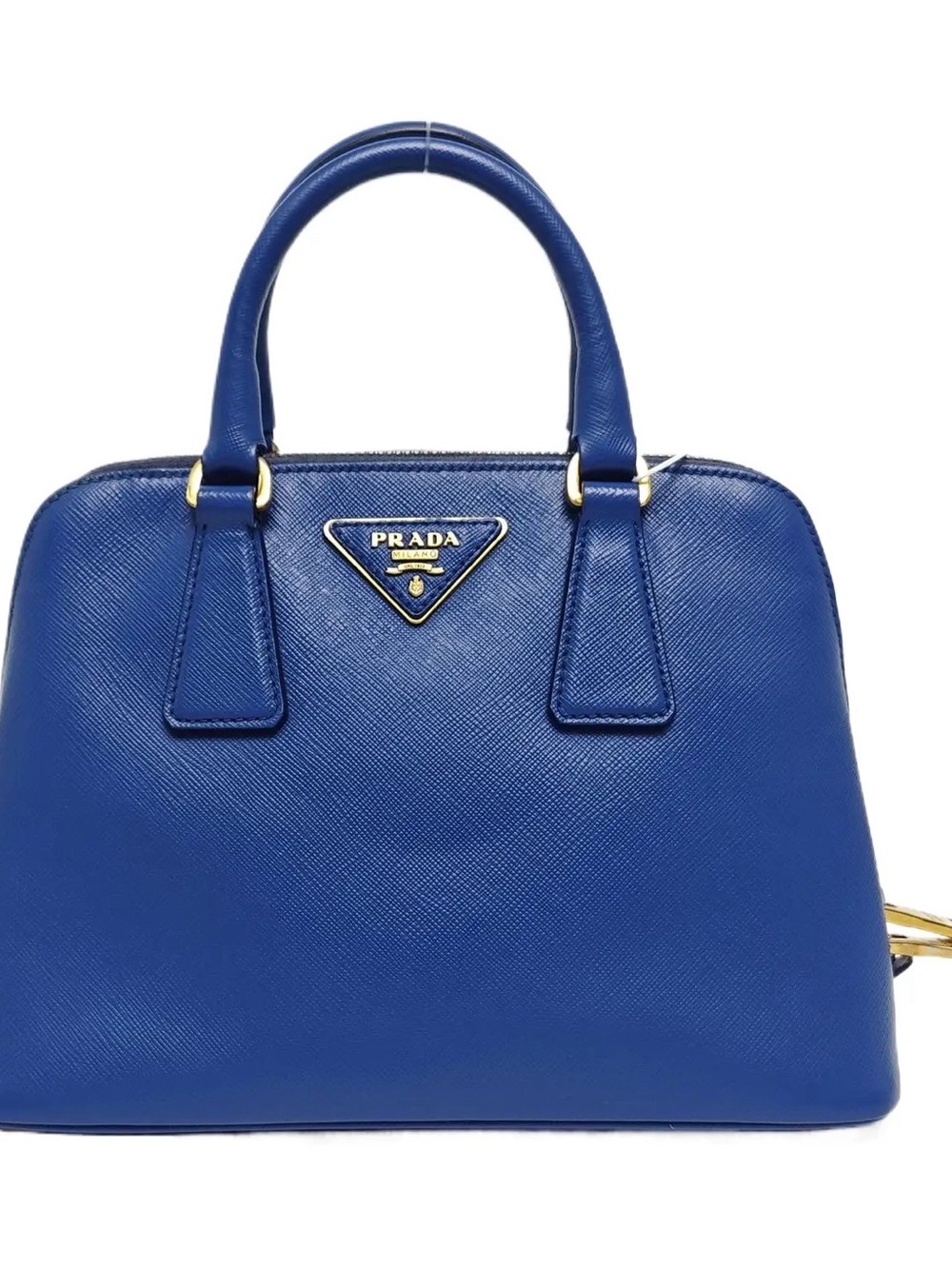 ♥️Prada Saffiano Small Blue Leather Promenade Satchel♥️